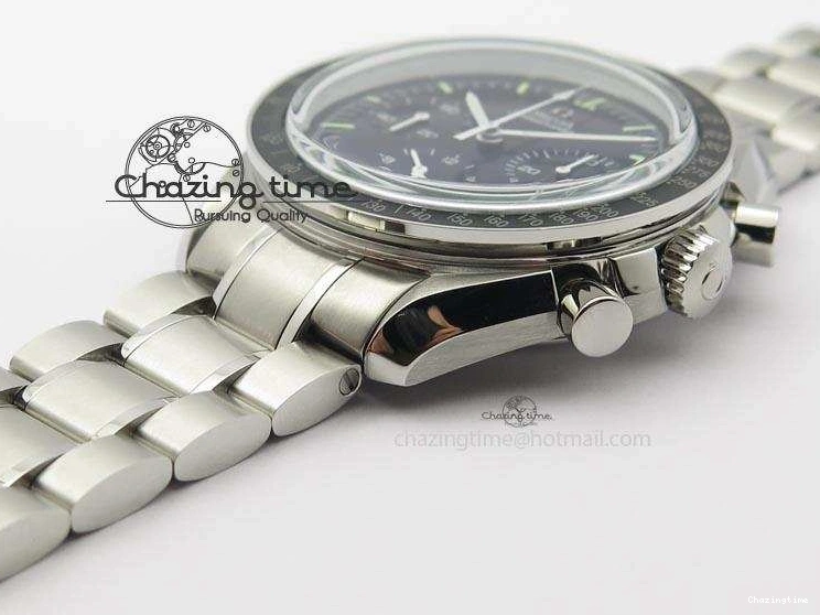 0406 Speedmaster MoonWatch Black Dial On SS Bracelet Seasonal 8228